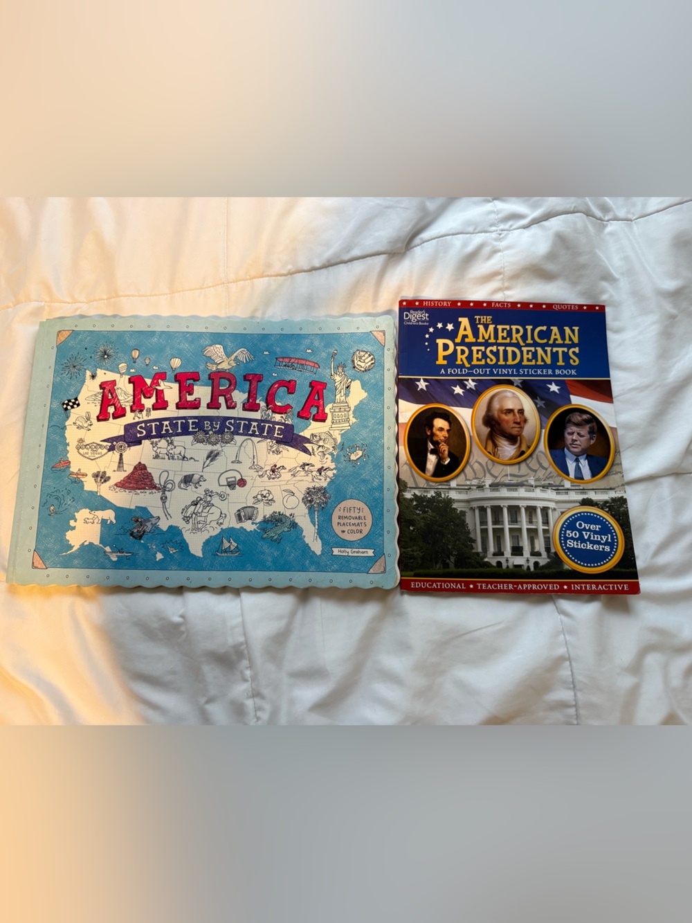 America US Presidents Coloring & Information Book NEW